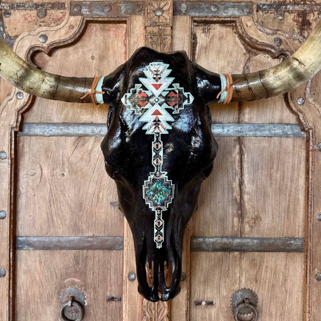 Onyx (Natural Bovine Skull)
