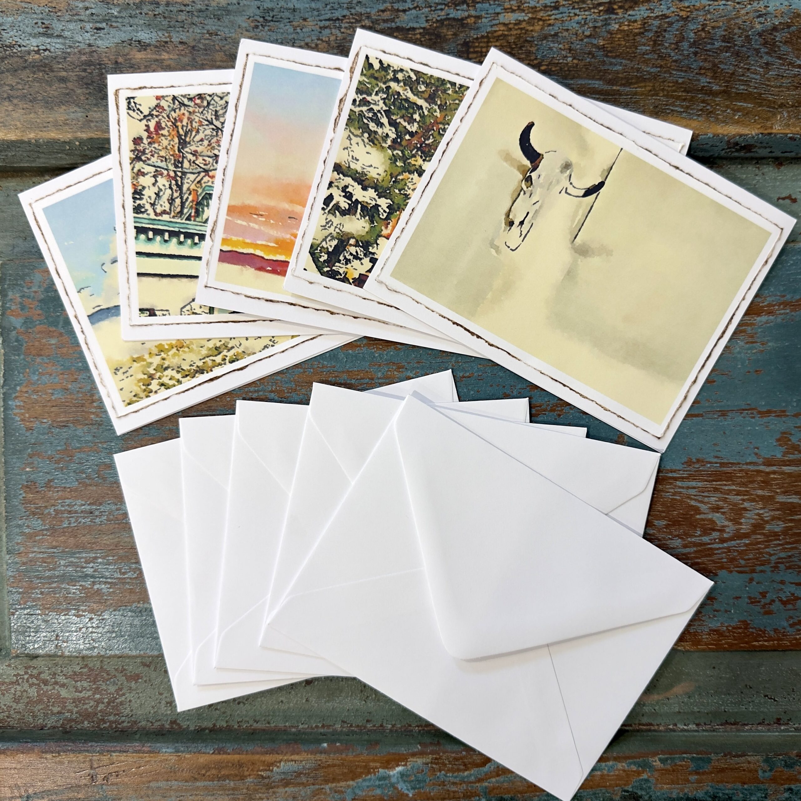 Santa Fe Images (Digital Watercolor Photo Notecards) - Image 7