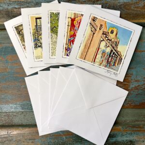 Santa Fe City Scenes (Digital Watercolor Photo Greeting Cards) - Image 7