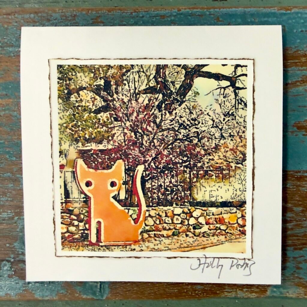 Santa Fe City Scenes (Digital Watercolor Photo Greeting Cards)