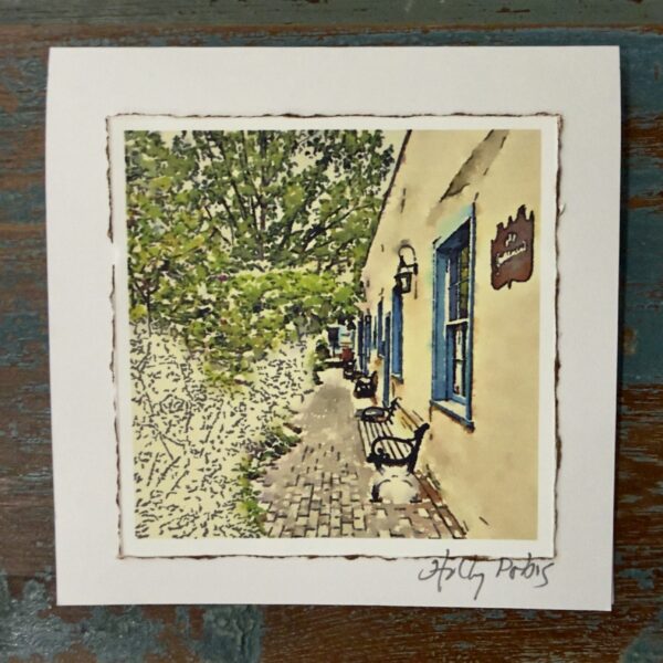 Santa Fe City Scenes (Digital Watercolor Photo Greeting Cards)