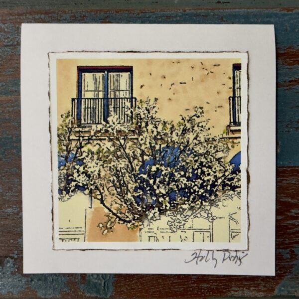 Santa Fe City Scenes (Digital Watercolor Photo Greeting Cards)