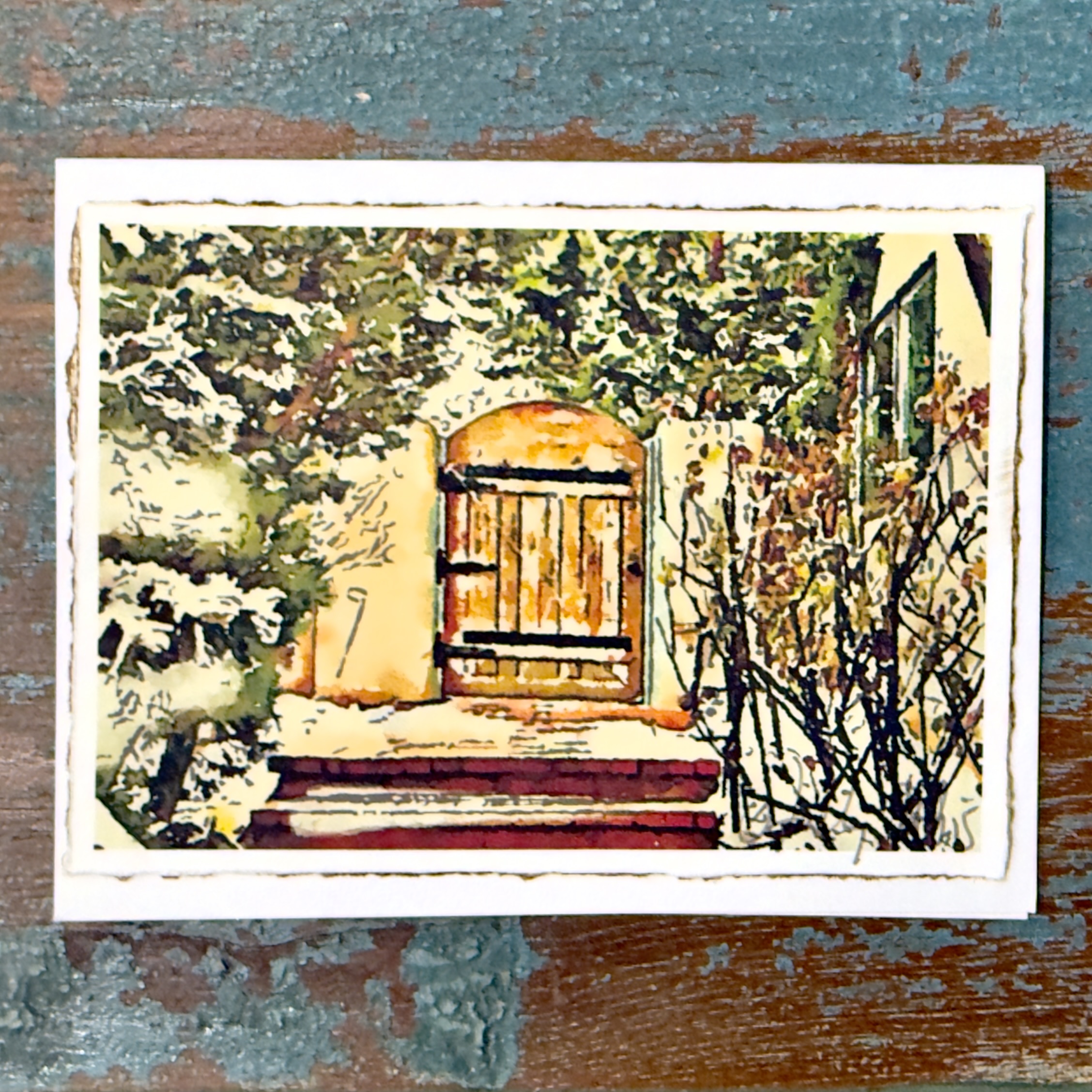 Santa Fe Images (Digital Watercolor Photo Notecards) - Image 6
