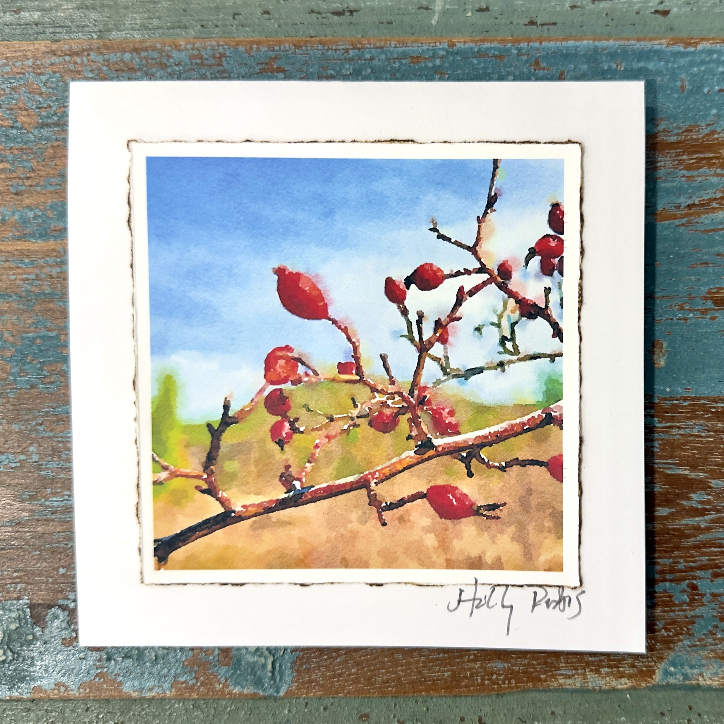 Santa Fe City Botanic (Digital Watercolor Photo Greeting Cards) - Image 3