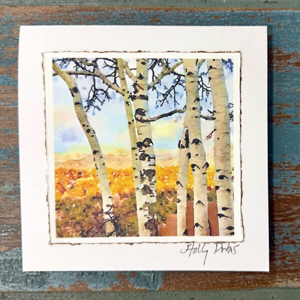 Santa Fe City Botanic (Digital Watercolor Photo Greeting Cards)