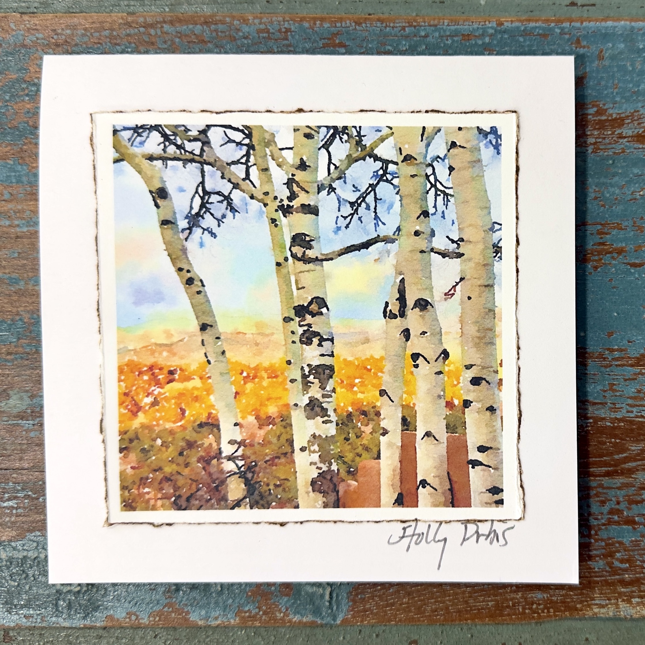 Santa Fe City Botanic (Digital Watercolor Photo Greeting Cards) - Image 4