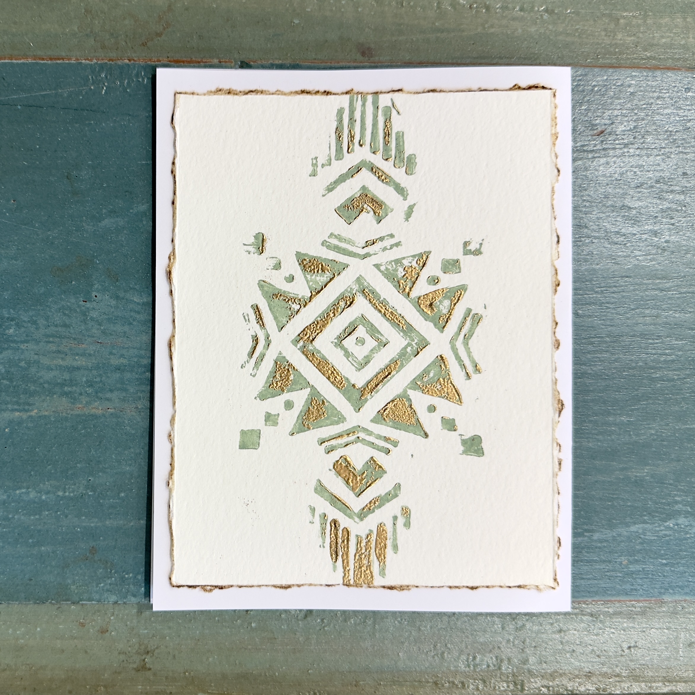 Southwest Designs Sage (Embossed Greeting Cards) - Image 2