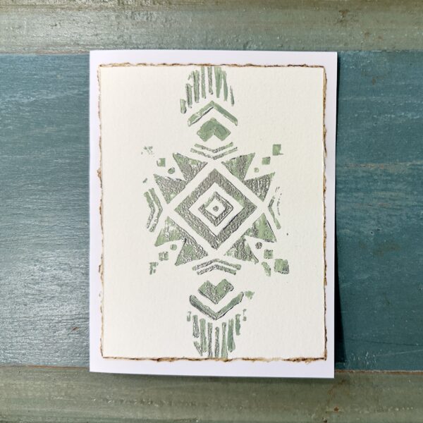 Southwest Designs Sage (Embossed Greeting Cards)