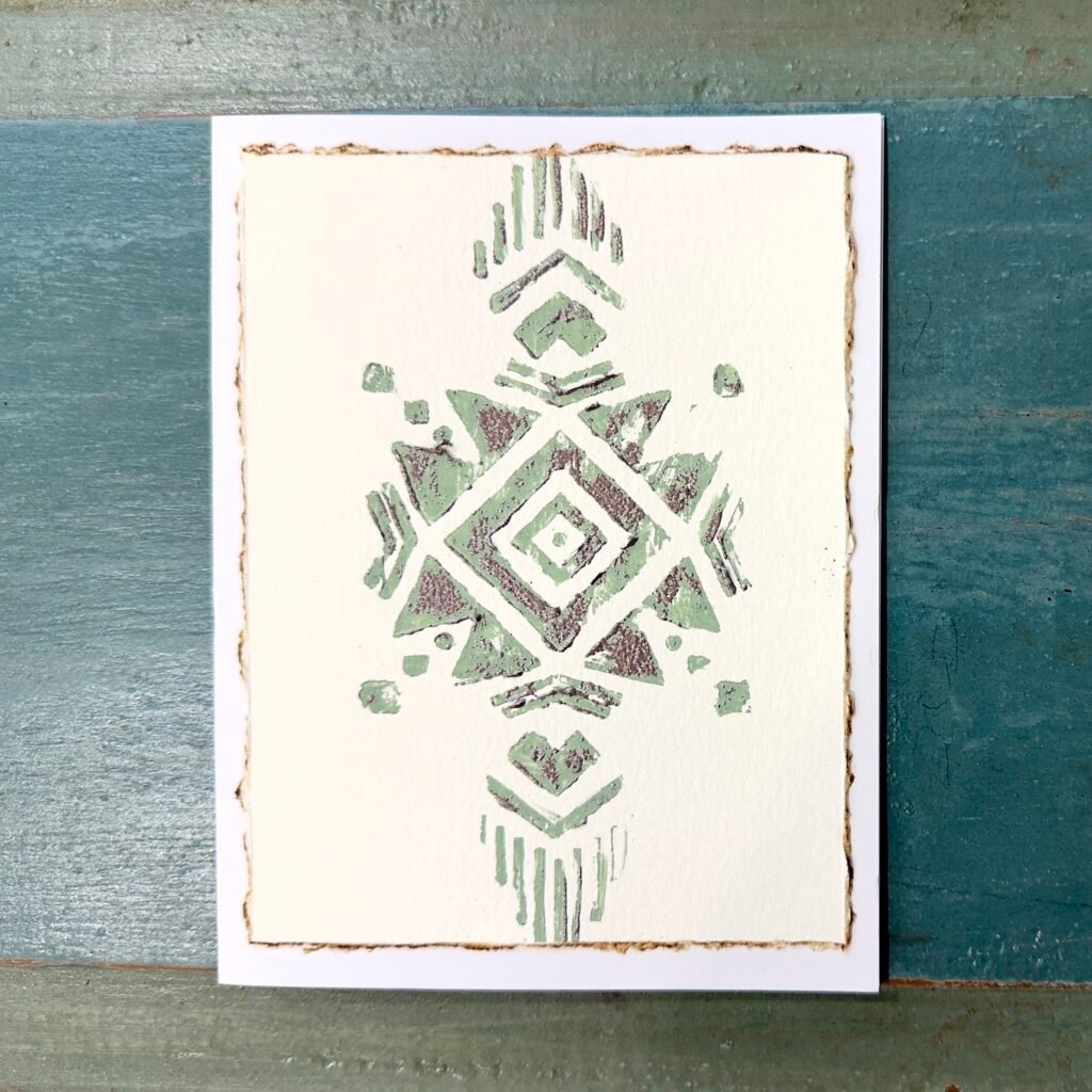 Southwest Designs Sage (Embossed Greeting Cards)