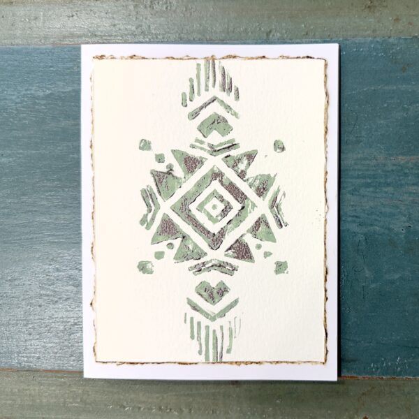 Southwest Designs Sage (Embossed Greeting Cards)