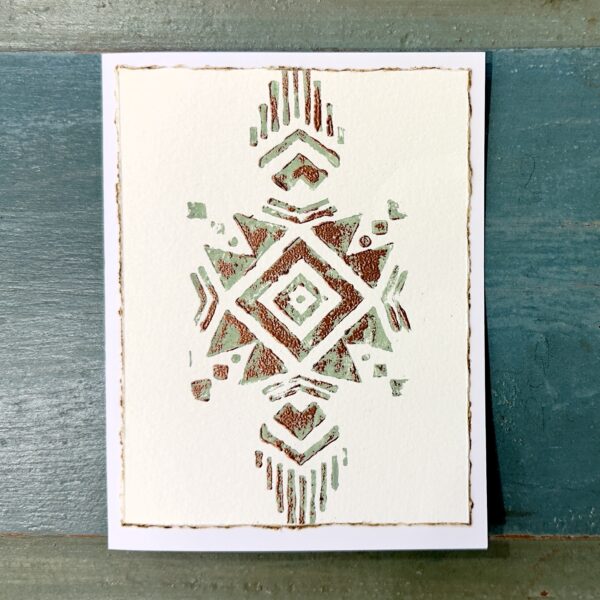 Southwest Designs Sage (Embossed Greeting Cards)