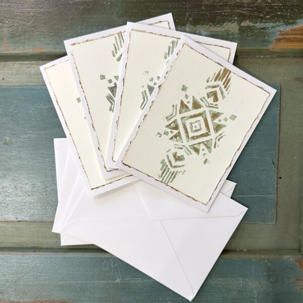 Southwest Designs Sage (Embossed Greeting Cards)