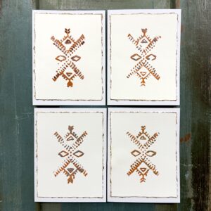 Southwest Designs Terra Cotta (Embossed Greeting Cards) - Image 1