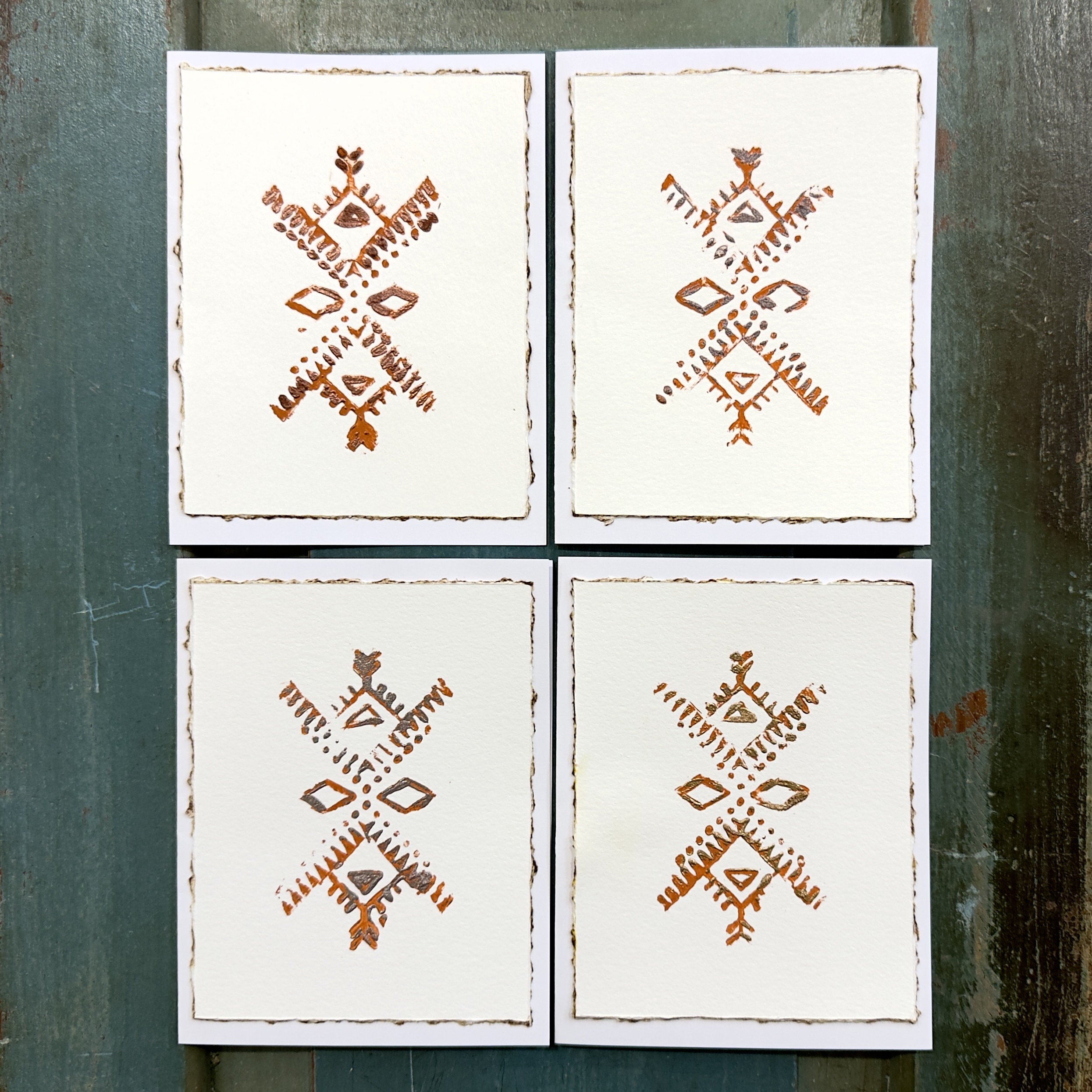 Southwest Designs Terra Cotta (Embossed Greeting Cards) - Image 1