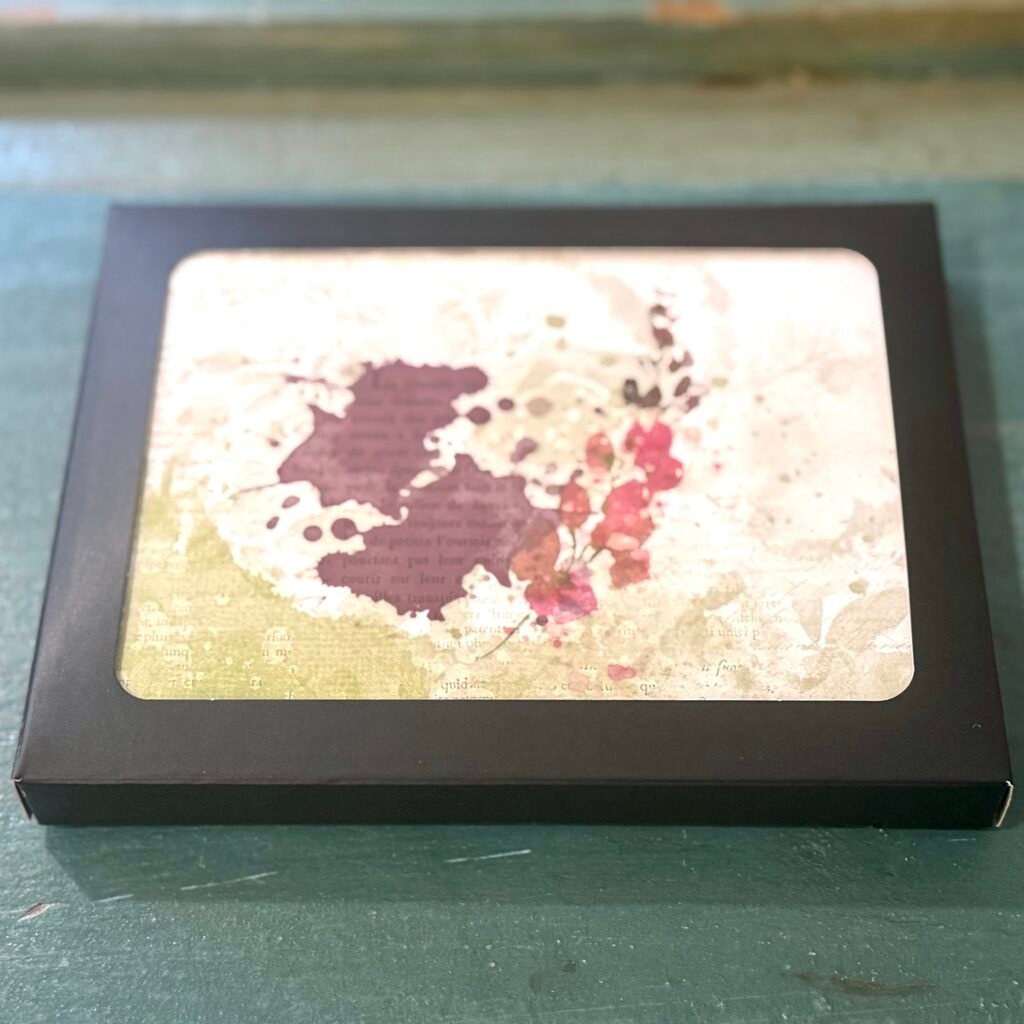 Floral Script (Mixed Media Notecards)