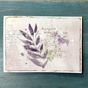 Botanical Script (Mixed Media Notecards) - Image 5