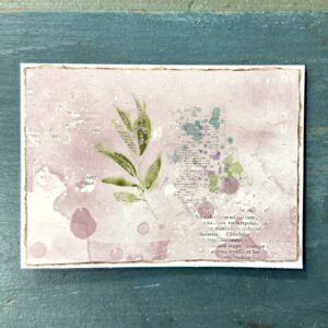 Botanical Script (Mixed Media Notecards) - Image 7