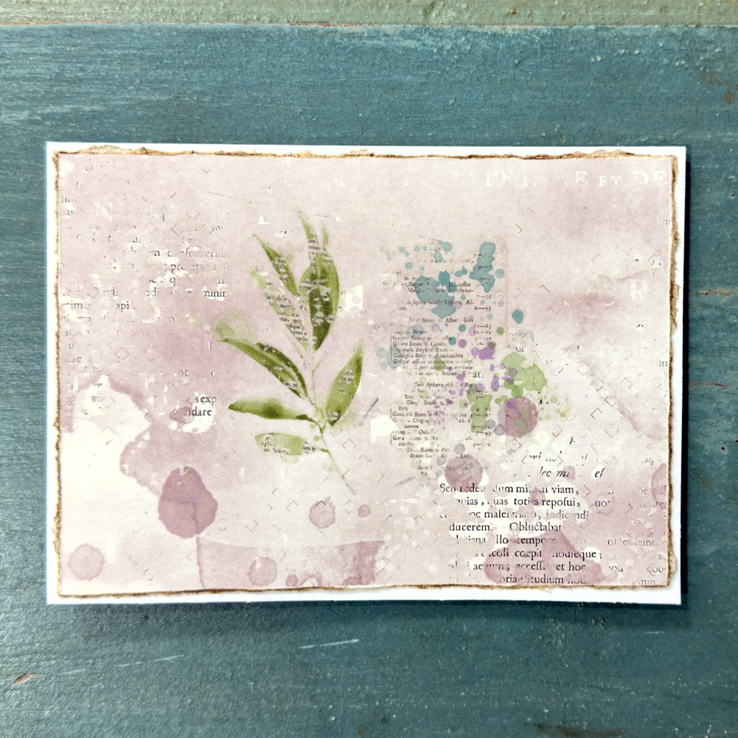 Botanical Script (Mixed Media Notecards) - Image 7