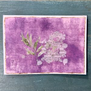 Botanical Script (Mixed Media Notecards) - Image 8