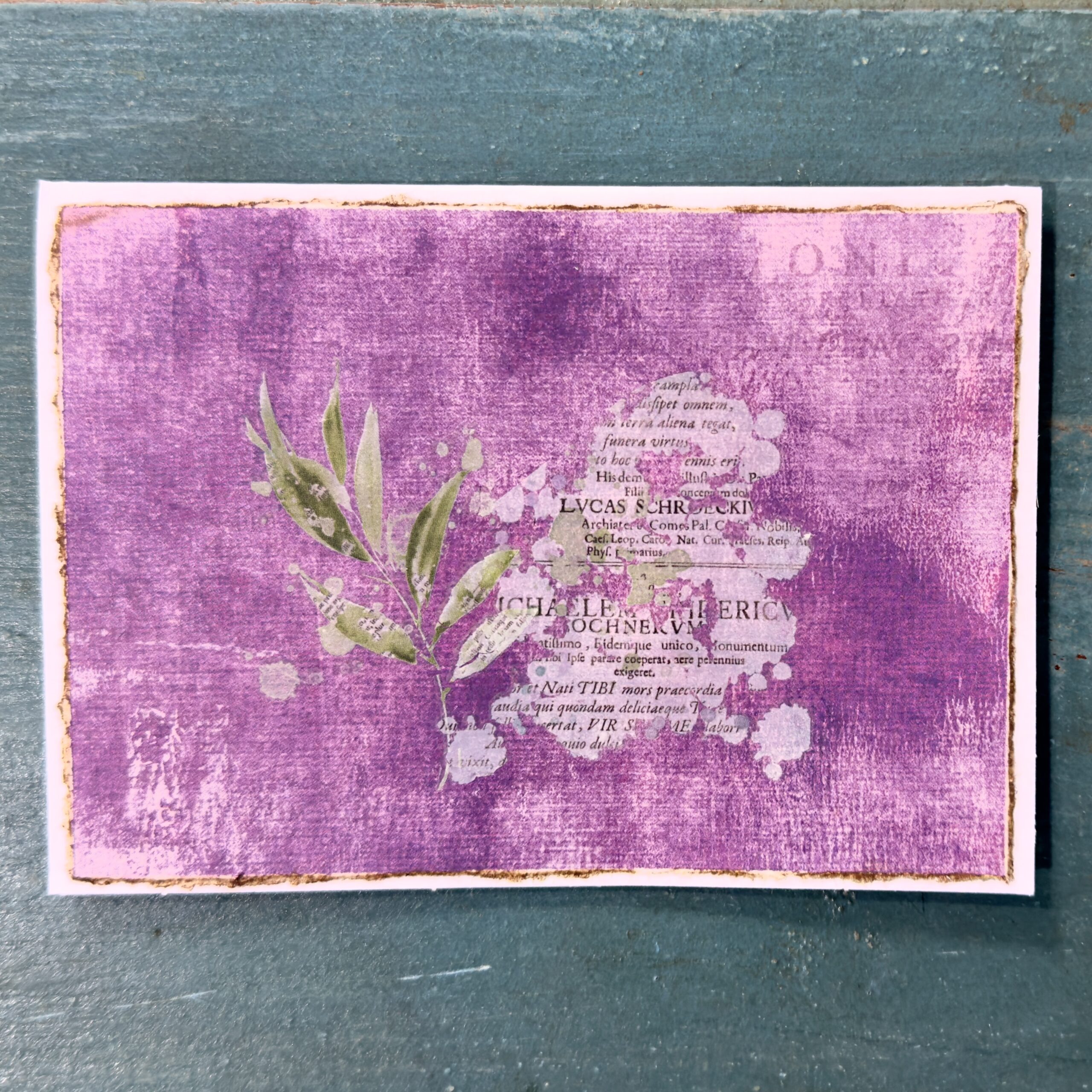 Botanical Script (Mixed Media Notecards) - Image 8