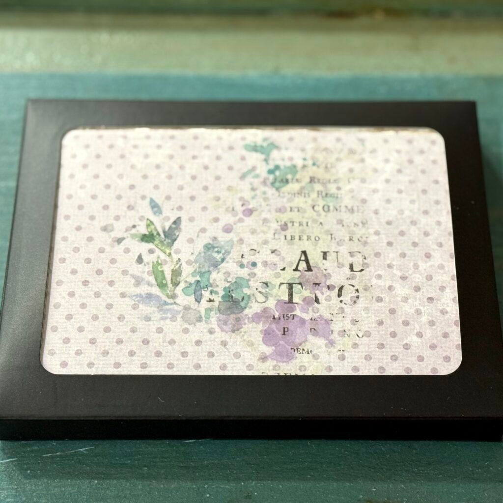 Botanical Script (Mixed Media Notecards)