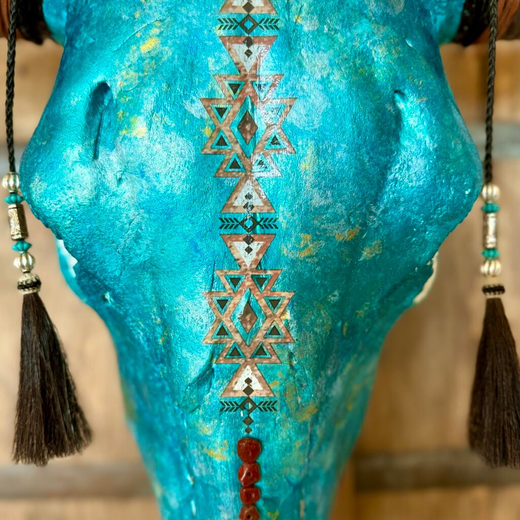 Prismatic (Natural Bovine Skull)