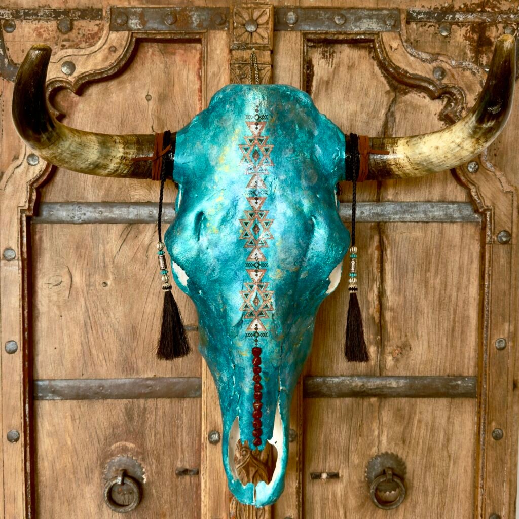 Prismatic (Natural Bovine Skull)