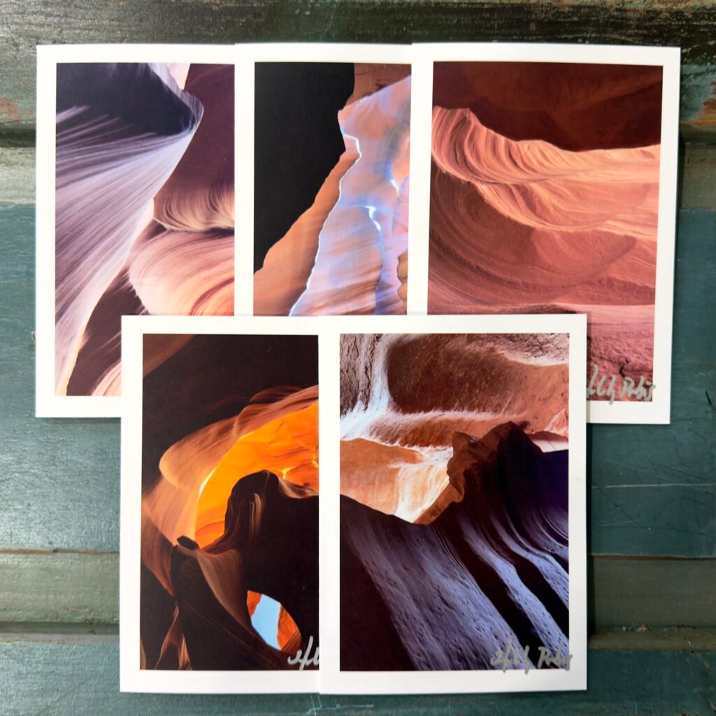 Antelope Canyon Portraits A (Photo Greeting Cards)