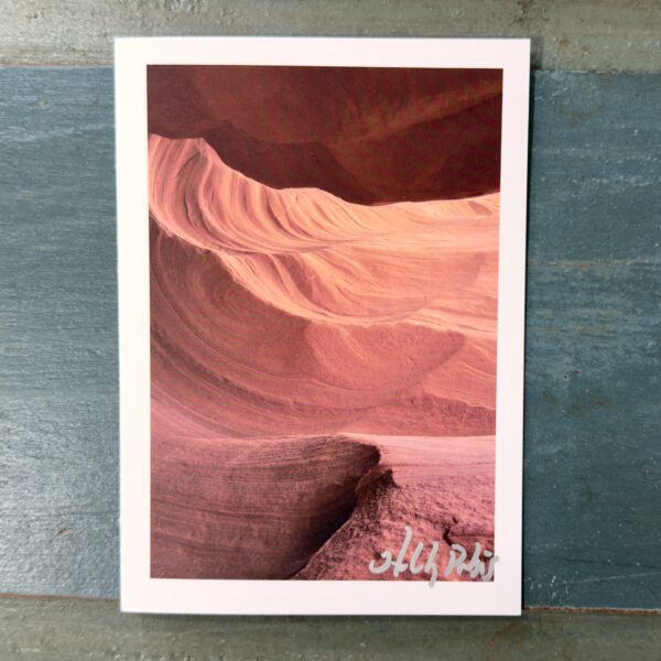 Antelope Canyon Portrait A (Photo Greeting Cards)