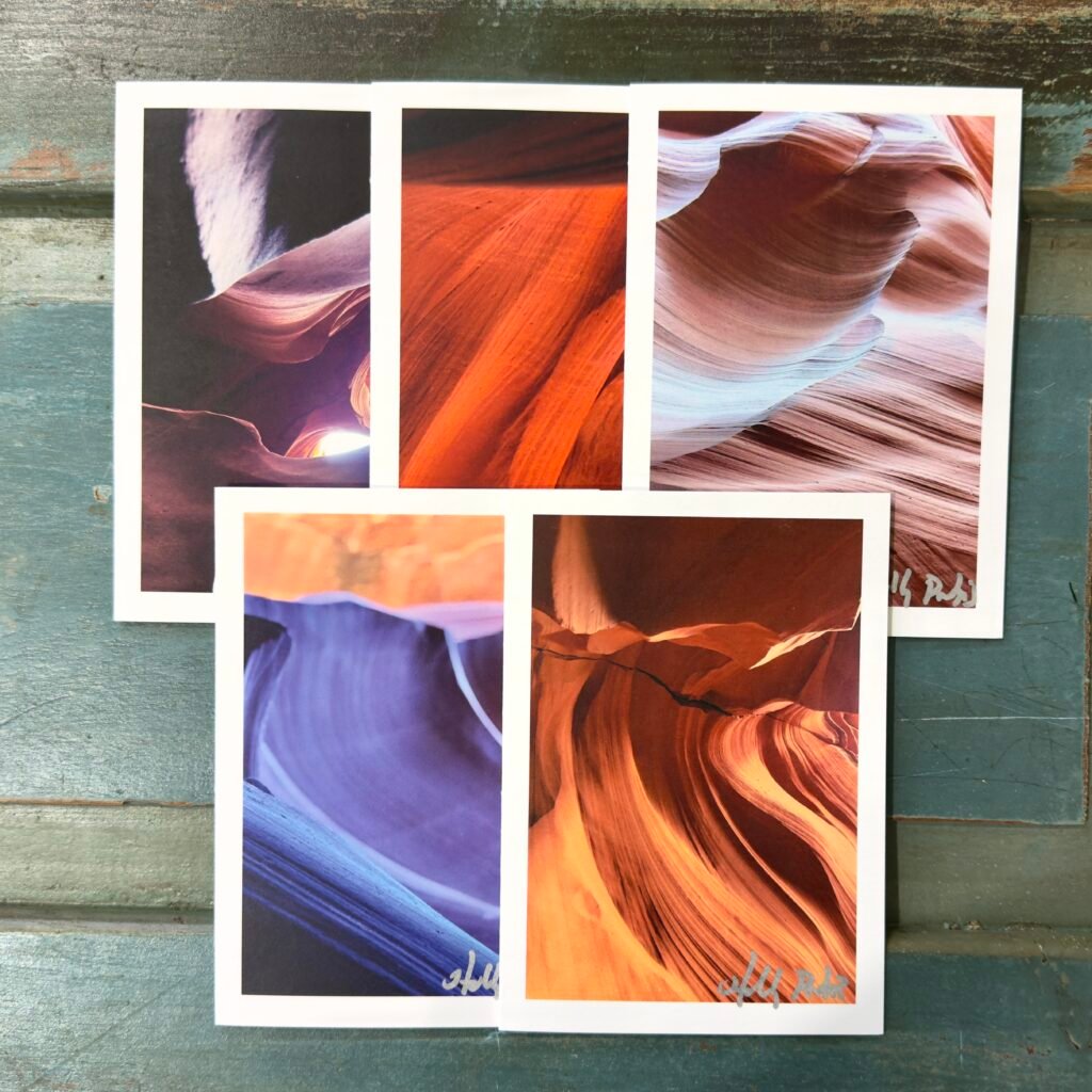 Antelope Canyon Portraits B (Photo Greeting Cards)