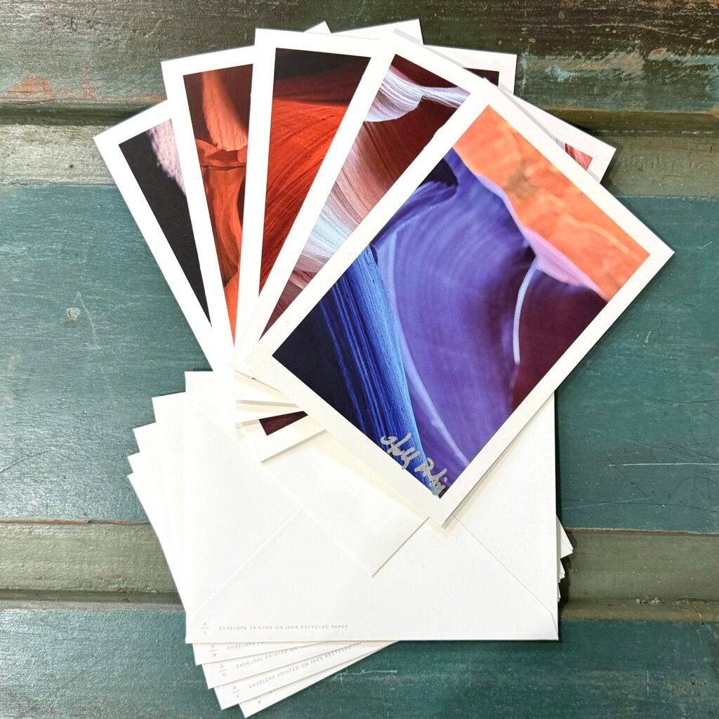 Antelope Canyon Portraits B (Photo Greeting Cards)