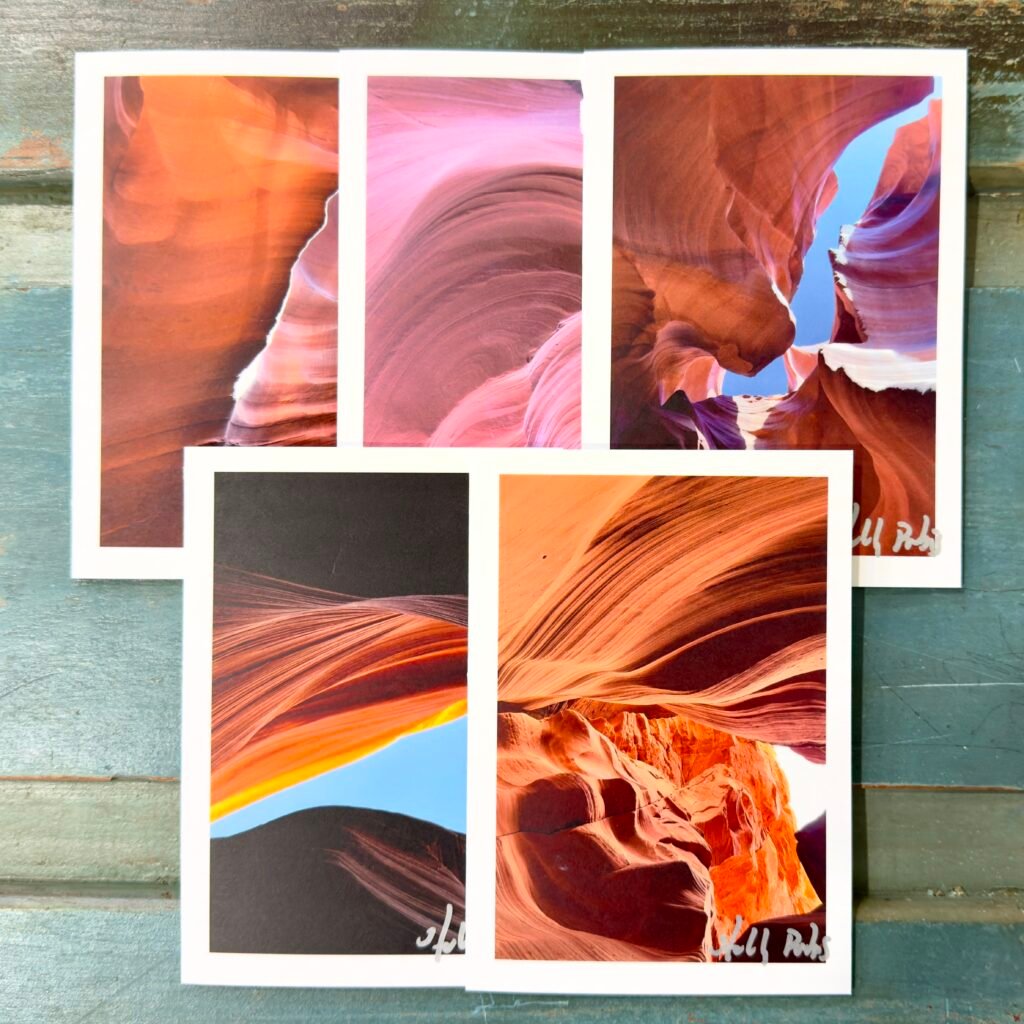 Antelope Canyon Portraits C (Photo Greeting Cards)