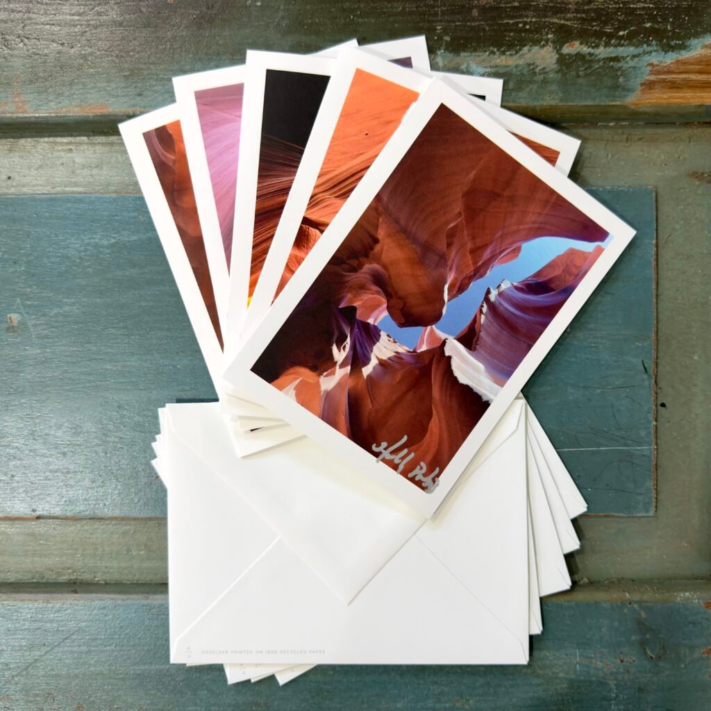 Antelope Canyon Portraits C (Photo Greeting Cards)
