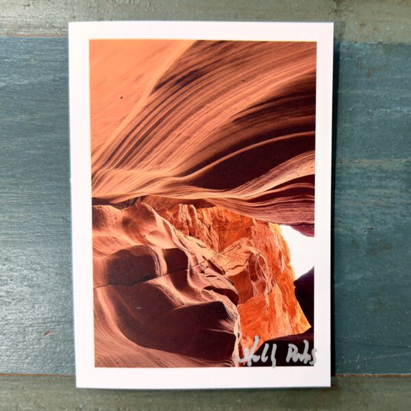 Antelope Canyon Portrait C (Photo Greeting Cards)