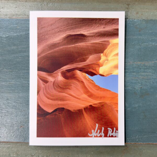 Antelope Canyon Portrait D (Photo Greeting Cards)