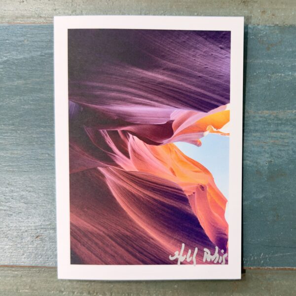 Antelope Canyon Portrait D (Photo Greeting Cards)