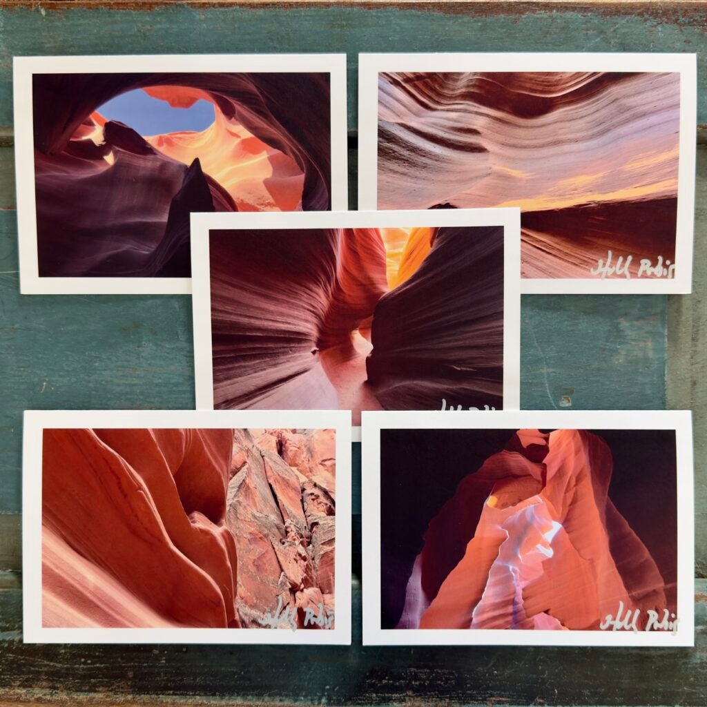 Antelope Canyon Landscapes A (Photo Greeting Cards)