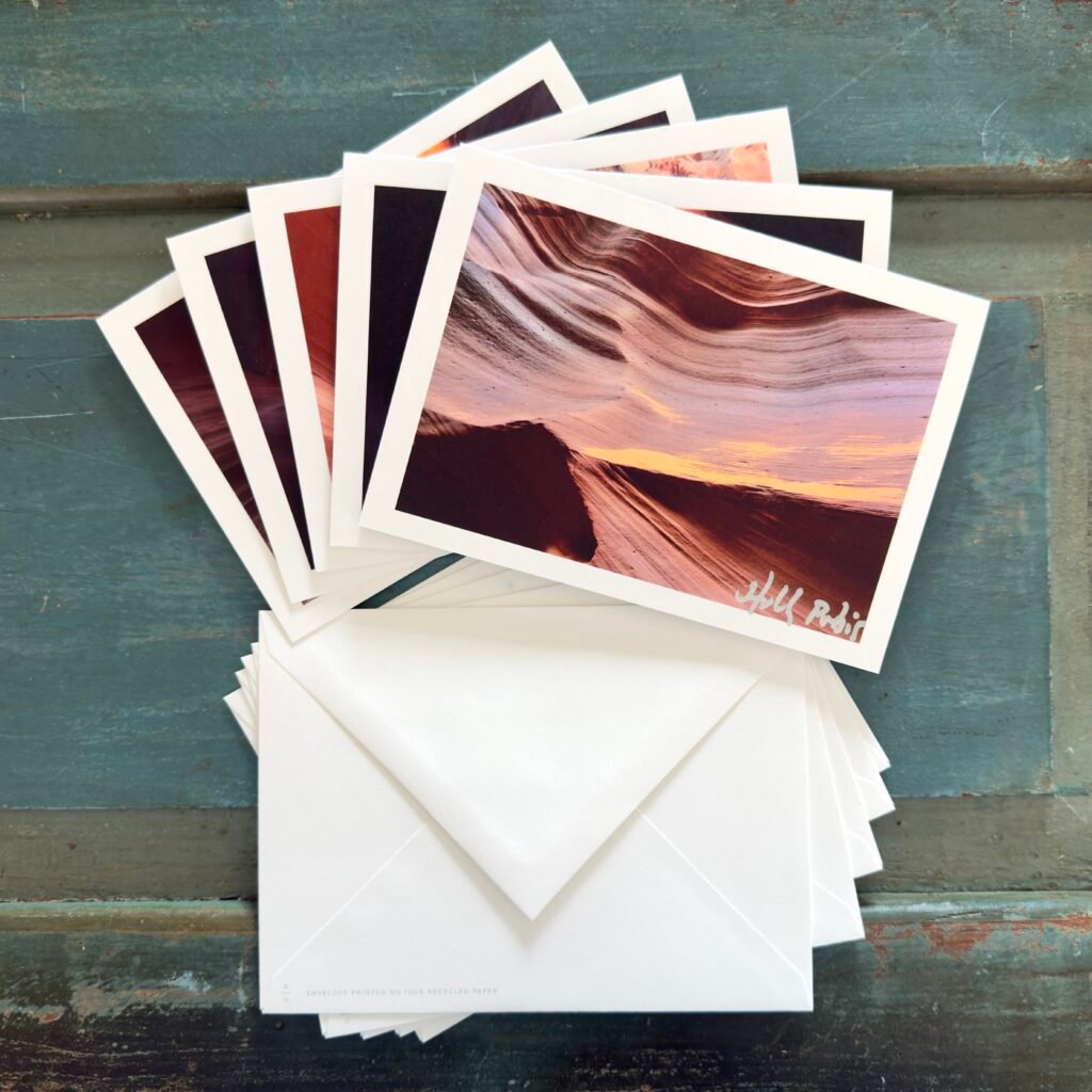 Antelope Canyon Landscapes A (Photo Greeting Cards)