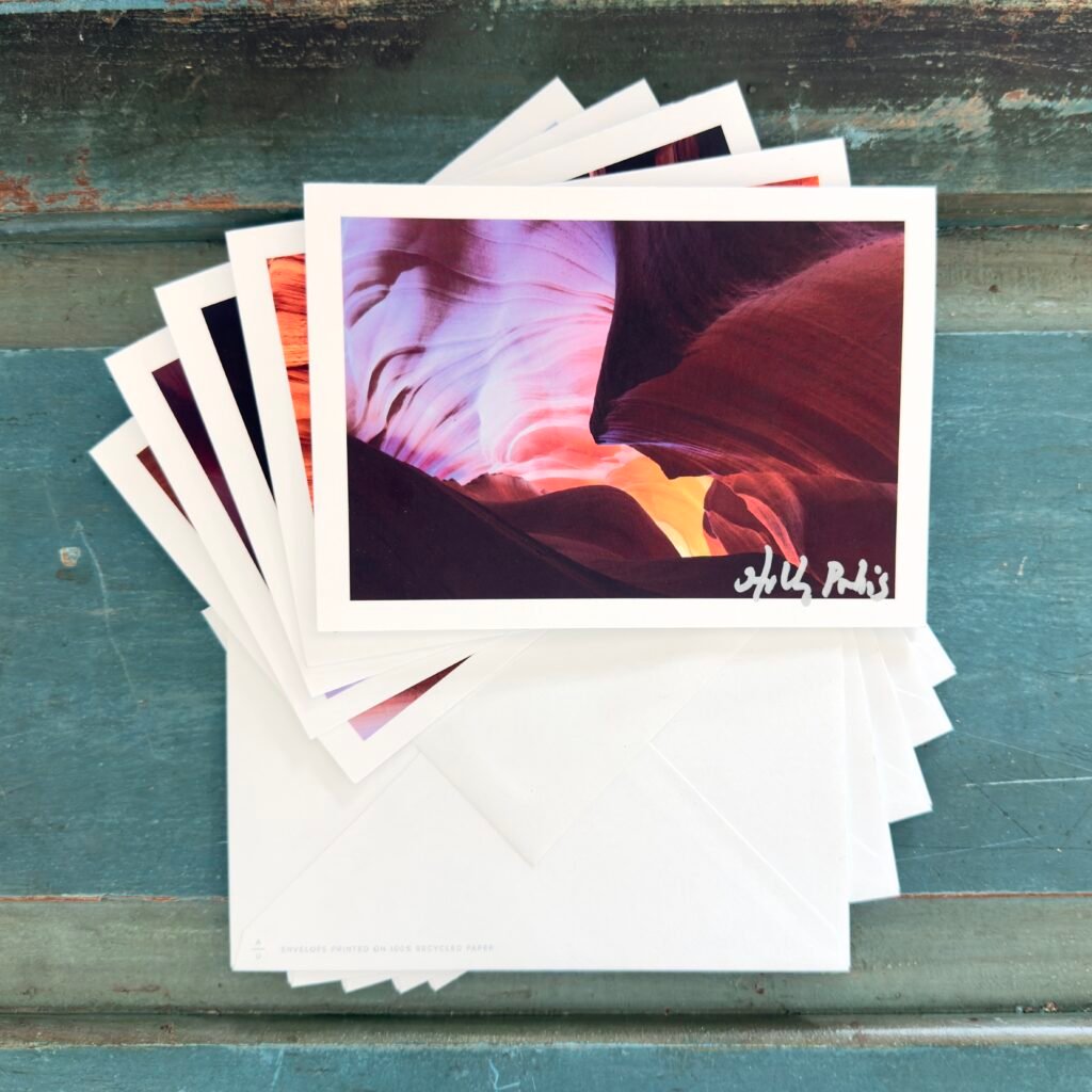 Antelope Canyon Landscapes C (Photo Greeting Cards)