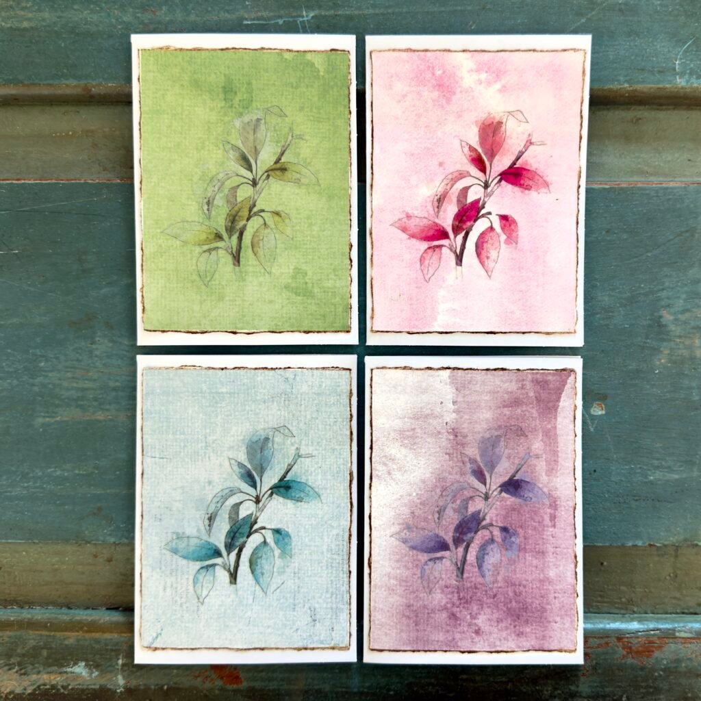 Pastel Botanical (Mixed Media Notecards)