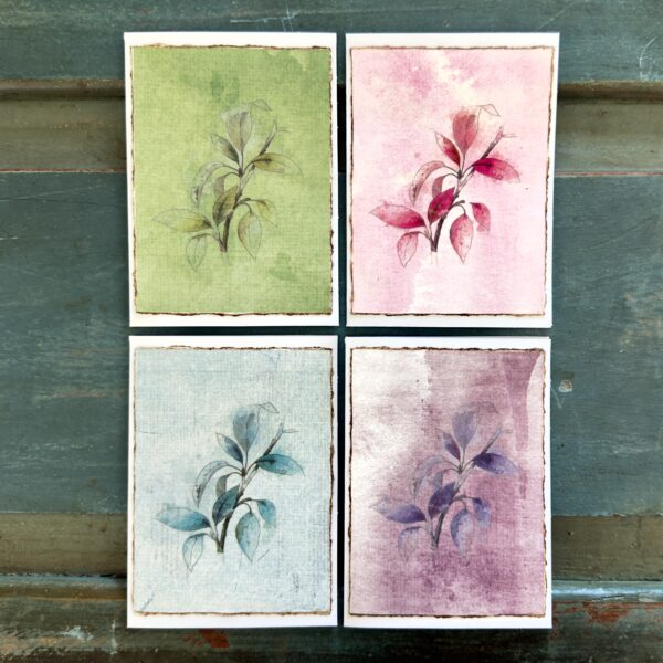 Pastel Botanical (Mixed Media Notecards)