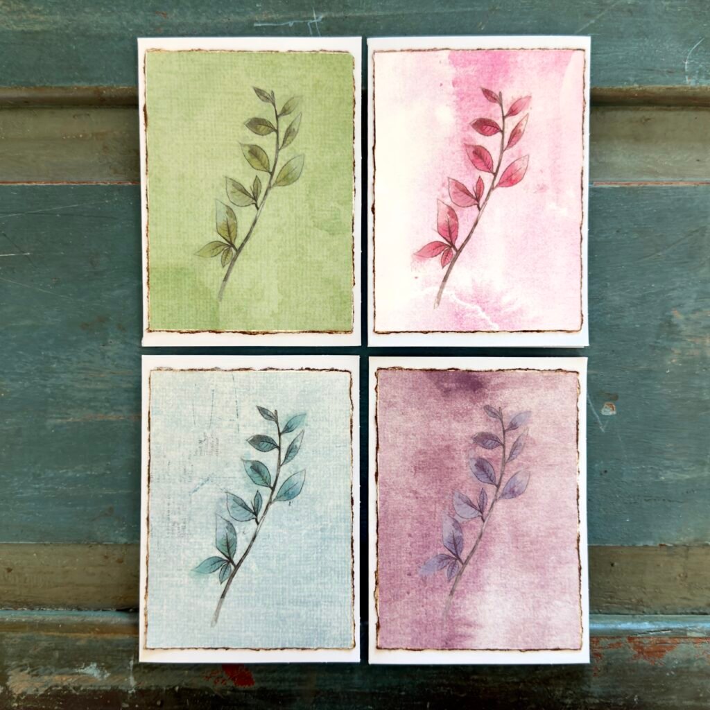 Pastel Botanical (Mixed Media Notecards)