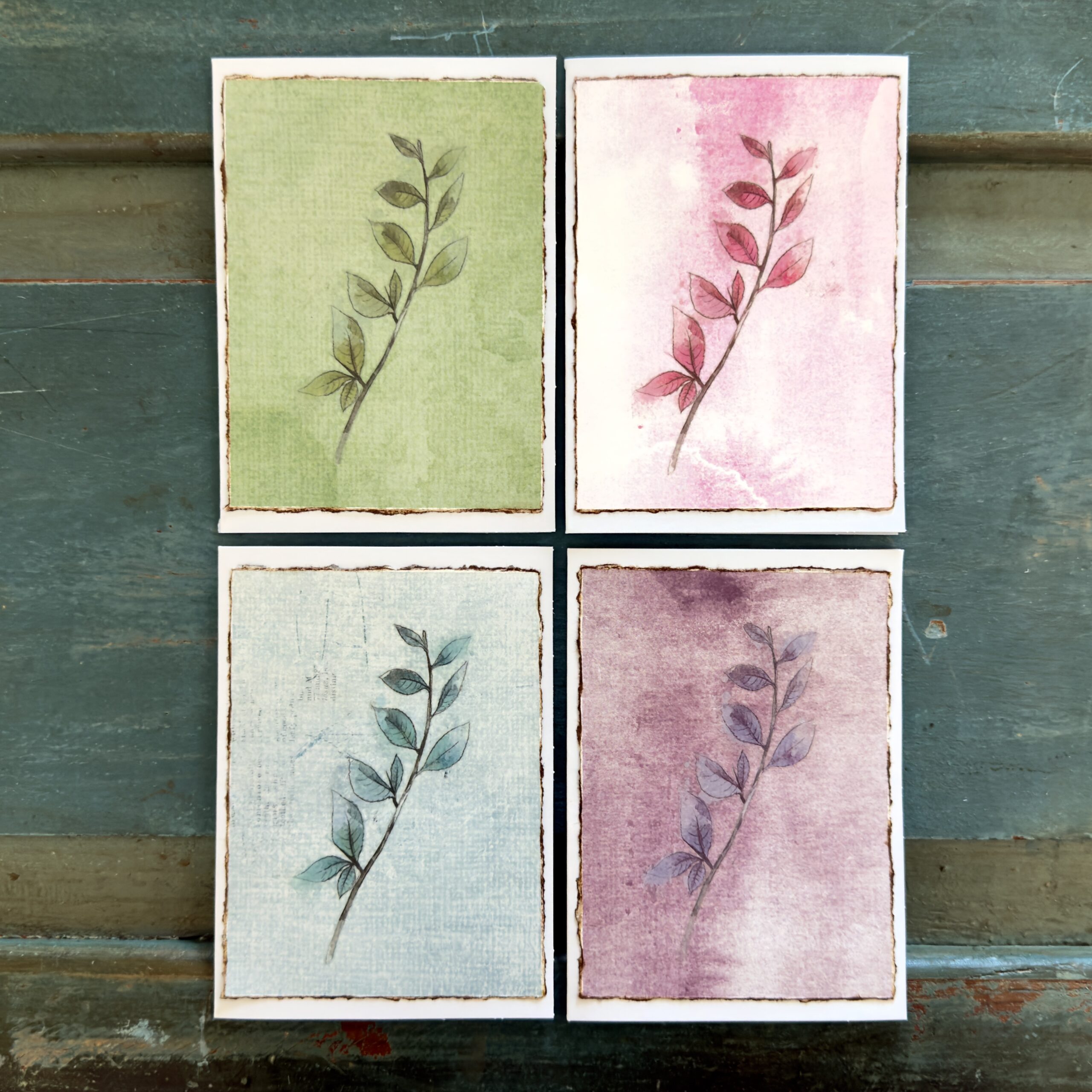 Pastel Botanical (Mixed Media Notecards) - Image 3