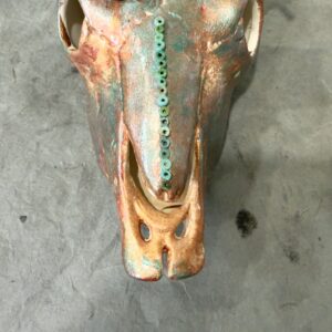 Margarite (Mini Ceramic Bovine Skull) - Image 4